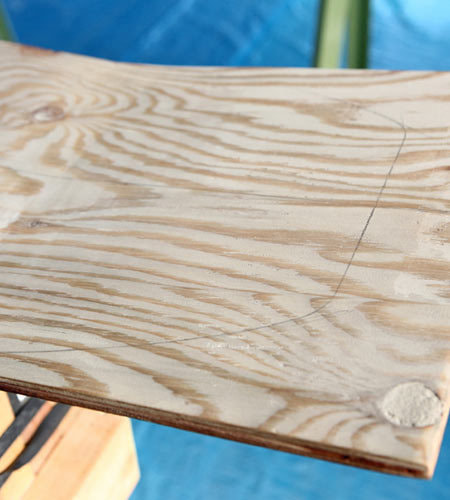 雪板のアウトライン