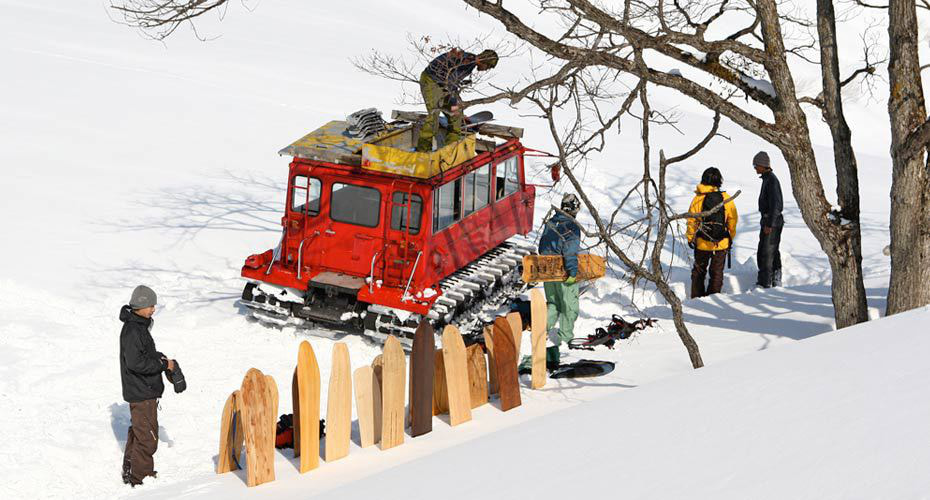 雪板キャットツアー